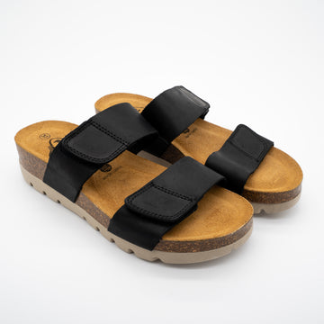 Plakton Two-Straps Sandal – Cult Black